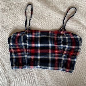 Plaid Crop Top